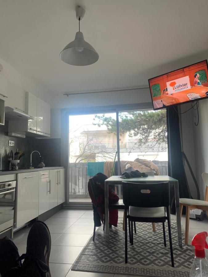 Appartement en résidence climatisé avec parking Montpellier Esterno foto