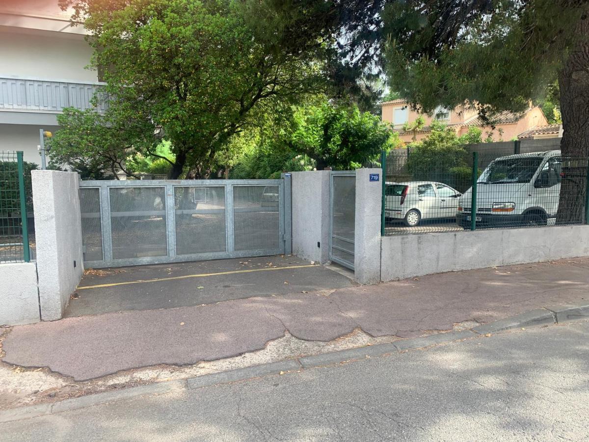 Appartement en résidence climatisé avec parking Montpellier Esterno foto